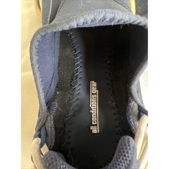 Nike ACG Navy Slip-On Shoes W/ White Elastic Laces Size 7 Durable & Stylish - Picture 5 of 6